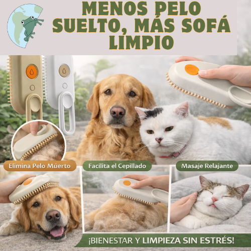 Cepillo Mascota Vapor